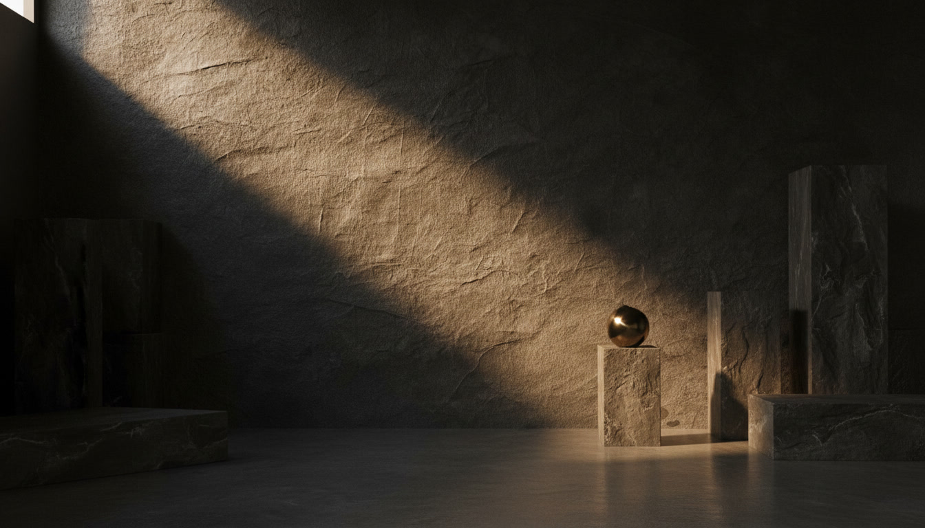 Sfondo materico grigio scuro effetto pietra, atmosfera del catalogo materiali Michelessi