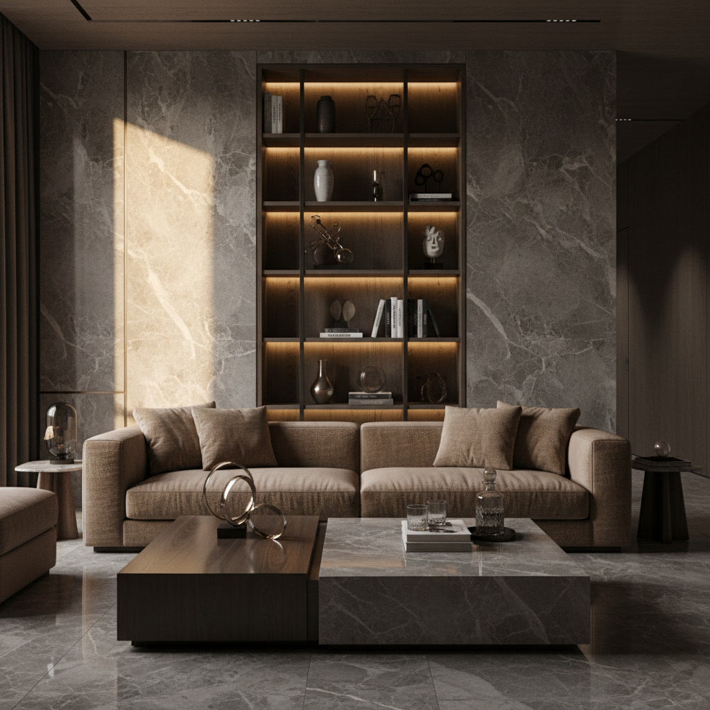 Campione di finitura effetto rovere anice beige tortora a venatura fine per le cucine Domina Michelessi