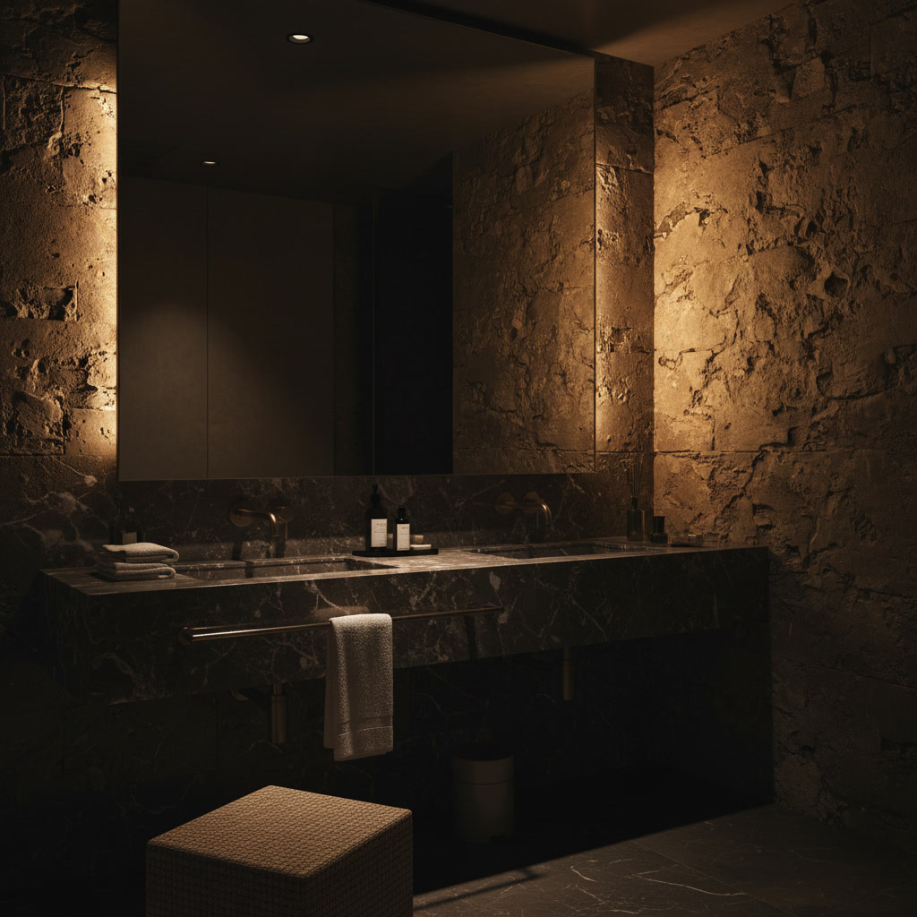 Campione finitura Blacky nero opaco profondo, selezione ante cucina moderna Era 02 di Michelessi Marble