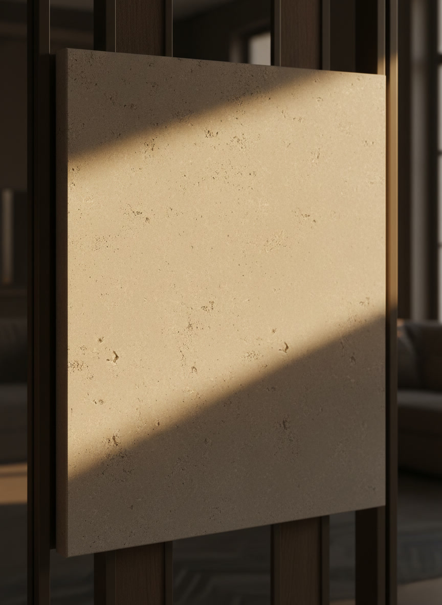 Anta liscia opaca color talpa su fondo bianco, finitura della gamma cucina Era 02 di Michelessi Marble
