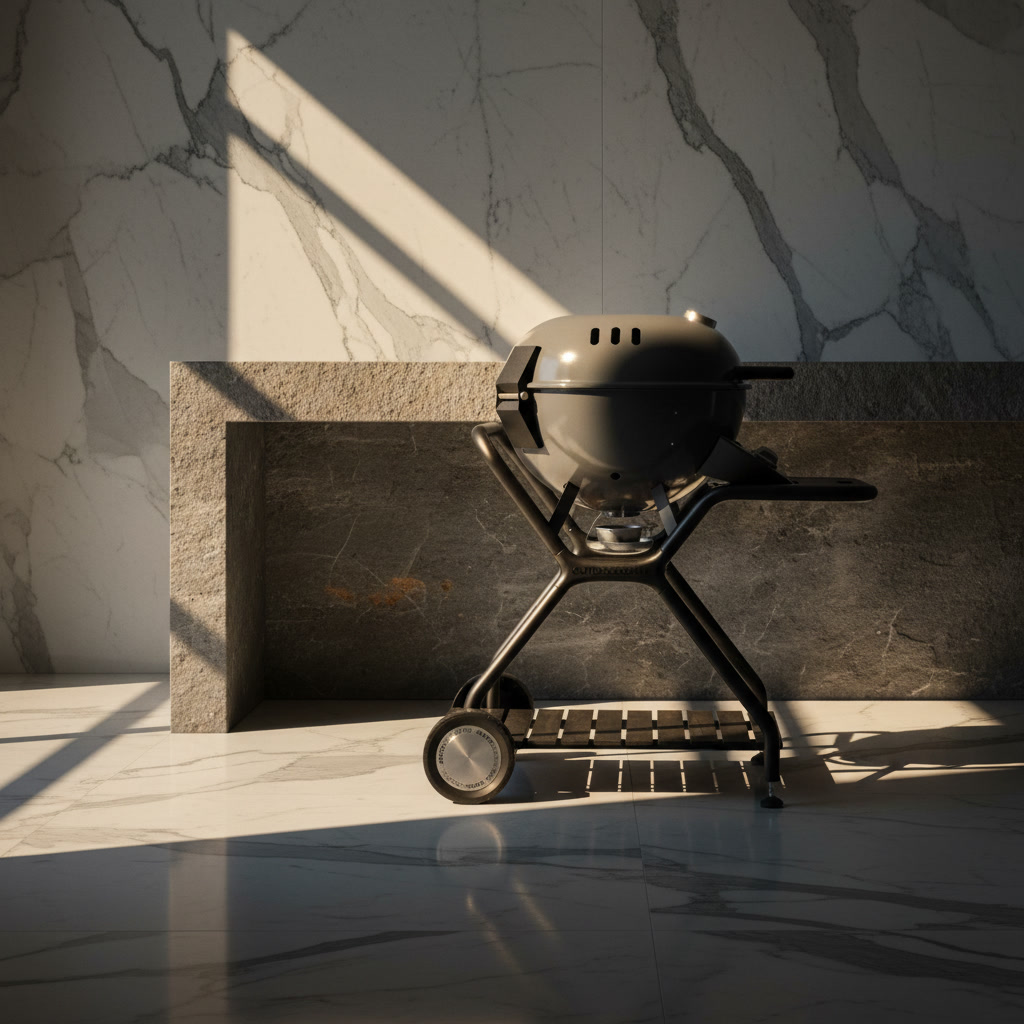 Barbecue a gas Outdoorchef Ascona 570 G grigio con telaio a X — evento di primavera Michelessi