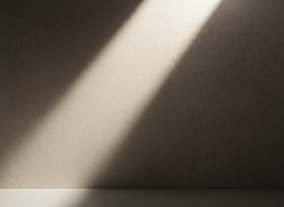 Crema Scuro quartz resin, cream with fine golden speckling, Michelessi composite surface